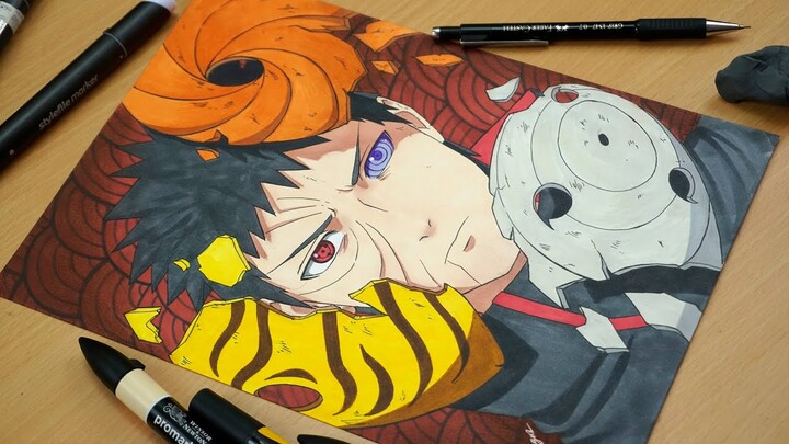 Drawing Obito Uchiha [NARUTO]