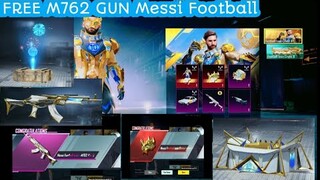 FREE M762 GUN MESSI FOOTBALL FREE CRATE OPNNING PUBG MOBILE FB MAAZ YT