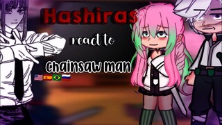 °•Hashiras react to chainsaw man•°🇺🇲🇪🇸🇧🇷🇷🇺
