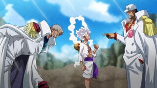 Akainu Expels Garp from the Marines After Failing to Capture his Grandson Luffy - One Piece