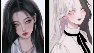 wih kakak ama adeknya sma² serem🙂