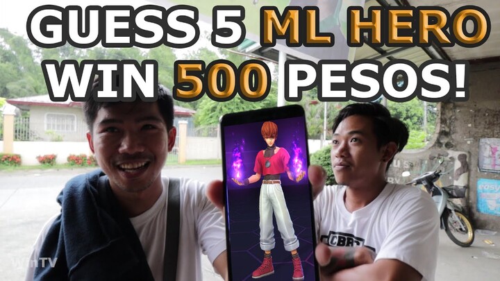 Guess 5 Mobile Legends Hero And Win 500 Pesos!