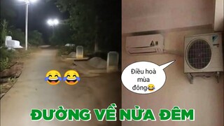 Nửa đêm thì về bằng đường này😂 - Top comments hài Face Book.