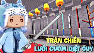 Trận chiến giả lập Lưỡi Gươm Diệt Quỷ trong Mini World | Meowpeo