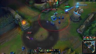 Rengar nhảy nhầm vào người renekton cực hài #game