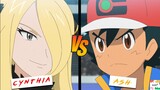 Ash vs Cynthia Part 1 | Pokemon Journeys Episode 123 | By Anime T