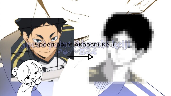 ♪ Speed paint Akaashi Keiji  ♪ Haikyuu ♪ Art