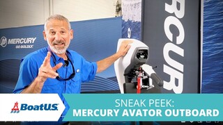 Mercury Avator Electric Outboard Concept - SNEAK PEEK! | BoatUS