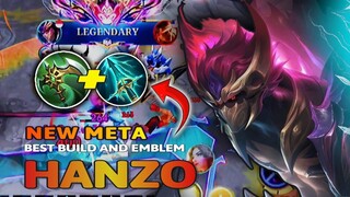 1 HIT BUILD HANZO TERBARU TERSAKIT 2025 TOP BUILD