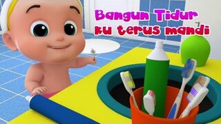 Bangun Tidur Kuterus Mandi | Lagu Anak Indonesia Populer | #BangunTidur