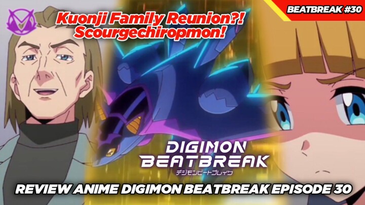 Bapak Suit Actor, Adik Diked, And Then Scourgechiropmon! Review Anime Digimon Beatbreak Episode 30