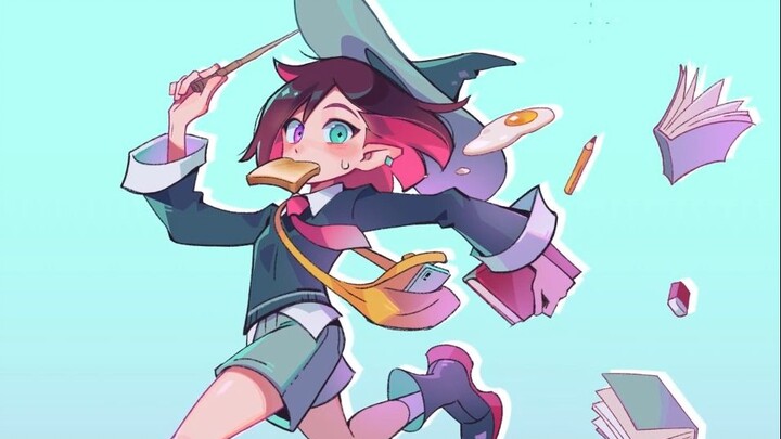 [Animation Trailer] A day in the life of a new student at the Magic Academy! || Semi-finished produc