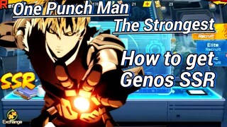 One Punch Man Next Update | How to Get Genos SSR in One Punch Man The Strongest (Predict)