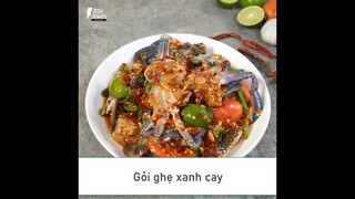 Gỏi Ghẹ Xanh Cay Thái Lan siêu ngon - Nghiện Món Thái - Cách làm món Thái