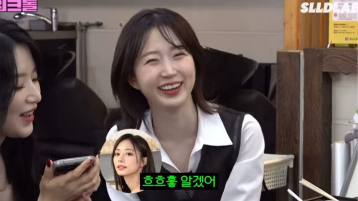 與子瑜前輩通電話的海嫄後輩！