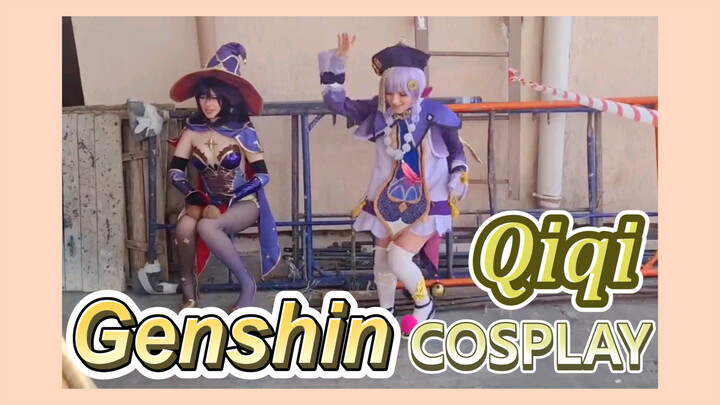 [Genshin, COSPLAY] Qiqi Biểu Diễn Đường Phố Đáng Yêu