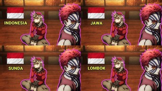 Parody 4 Bahasa || Jangan Ganggu Akaza 😂✌️