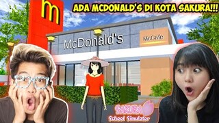 Reaksi Frost Diamond & Sarah Viloid Review McDonald's DiSakura, KEREN BANGET|Sakura School Simulator