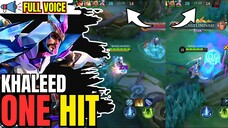 BUILD KHALEED ONE HIT : MUSUH AUTO NANGIS 😭. MLBB/MOBILE LEGENDS