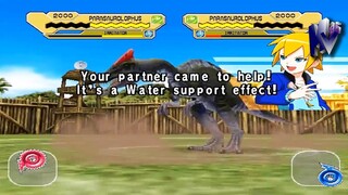 2 Moves Blocked Test Dinosaur King Arcade Game 古代王者恐竜キング Parasaurolophus and Irritator