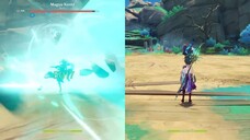 Hua Tao vs Xiao !! ai mới là best DPS gameplay comparison!!