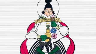 The moment when Luffy puts on various clothes