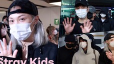StrayKids mengakhiri perjalanan Jepang-China dan tiba di Bandara Gimpo |