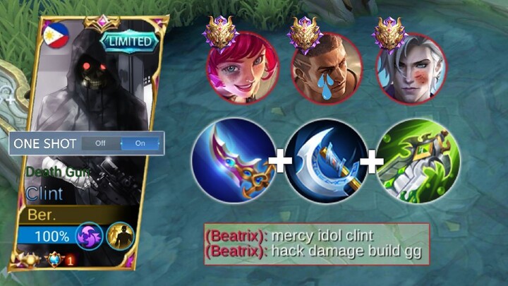 TOP GLOBAL CLINT NEW PERFECT BUILD FOR EARLY TO LATE GAME IN HIGH RANK! (AUTO MANIAC BUILD🔥) | MLBB