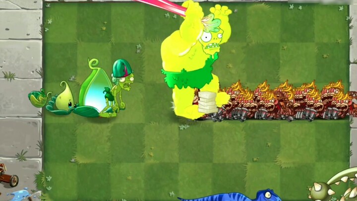 Various 200-level plants VS 100 monkeys [Pvz2]