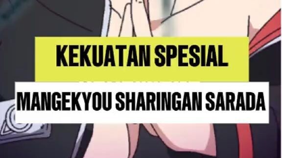INILAH KEKUATAN MANGEKYOU SHARINGAN SARADA, BISA CIPTAKAN SEMACAM BLACK HOLE