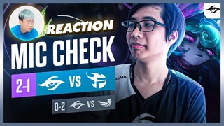 LU REACTION | [MIC CHECK MÙA ĐÔNG #1] - KHẮC PHỤC NHỮNG SAI LẦM | TEAM SECRET LOL [Hoàng Luân]