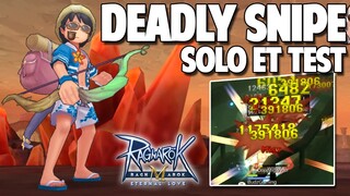 PREMATURE DEADLY SNIPE RANGER SOLO ET TEST - RAGNAROK M: ETERNAL LOVE