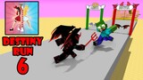 Monster School : DESTINY RUN CHALLENGE 6 - Minecraft Animation