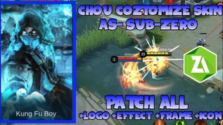 Chou As Sub-Zero Customize Skin Script | Mobile Legends Bang Bang | Noobqueen Ph