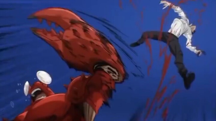 one punch man monster kepiting menang