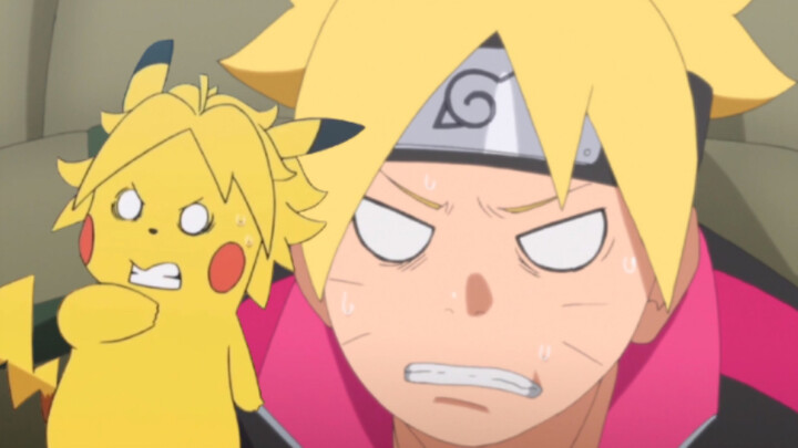 Have you seen Boruto Pikachu? (￣∇￣) Official meme~