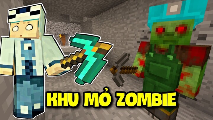 MÈO BÉO THỬ THÁCH KHÁM PHÁ KHU MỎ ĐẠI DỊCH ZOMBIE TRONG MINECRAFT VÀ CÁI KẾT