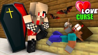 Monster School : Vampire Girl Love Curse - Minecraft Animation