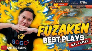 HOW GOOD IS FUZAKEN? | THE BEST PLAYS OF FUZAKEN DURING HIS MPL CAREER "CEDRIC PASUSANI"