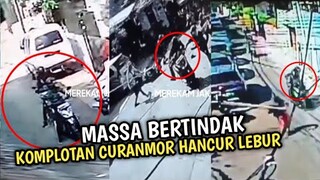 Komplotan Maling motor Jadi Bulan-bulanan Warga !! Rekaman CCTV Terbaru 2023