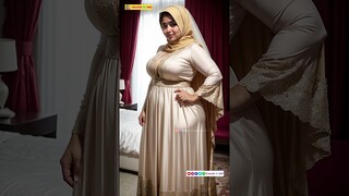 Muslim Bridal Girl in Stunning Outfit | AI Model Lookbook #bridalnighty #bridalnightwear #honeymoon