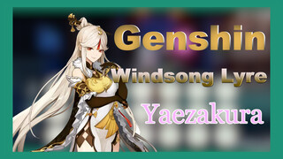 [Genshin  Windsong Lyre]Memainkan "Yaezakura"