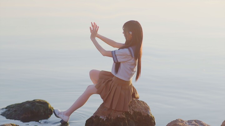 The lake at dusk is so gentle～