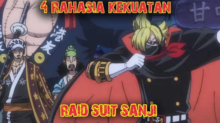 BIKIN MELONGOK!! 4 kemampuan RAID SUIT Sanji dan Kekuatan Rahasia didalamnya ( One Piece )