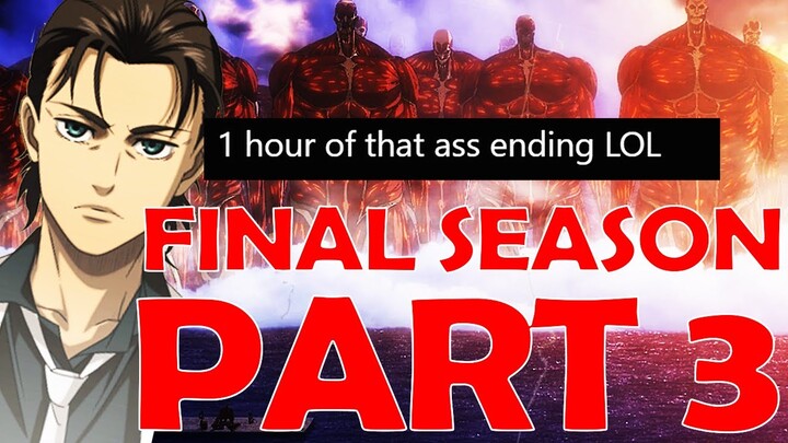 Some FANS ARE FRUSTRATED WITH MAPPA? Attack on Titan The Final Season Part 3 Episode 88  UPDATE....