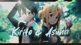 Kirito & Asuna AMV Typgraphy in Alight Motion