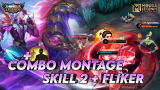 BEGINI CARA MONTAGE COMBO SKILL 2+FLIKER PAKE LEO?! || HIGHLIGHT LEOMORD - MLBB