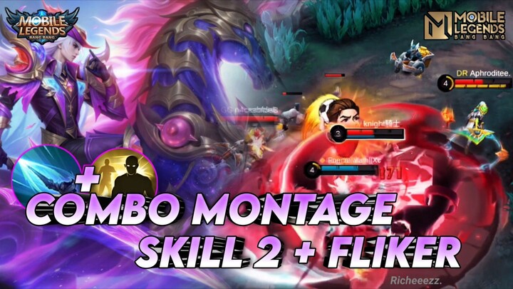 BEGINI CARA MONTAGE COMBO SKILL 2+FLIKER PAKE LEO?! || HIGHLIGHT LEOMORD - MLBB
