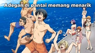 Party, dan keseruan di pantai memang beda...🤤