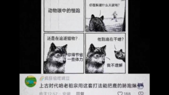 What Does Human Jogging Look Like Through an Animal’s Eyes?